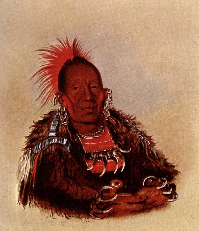 George Catlin Wah-ro-Nee-Sah,Oto Chief china oil painting image